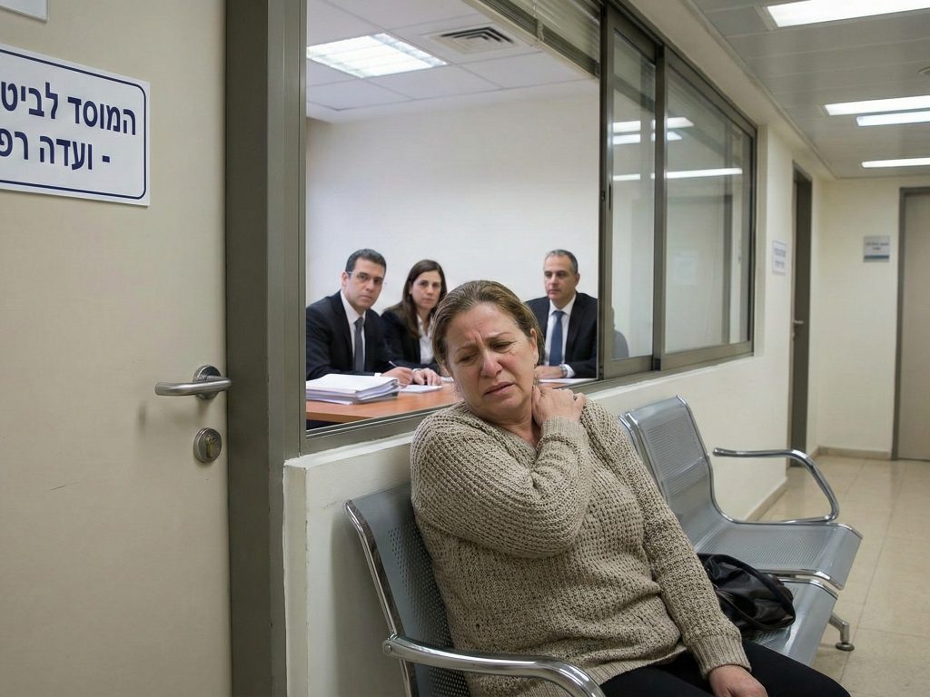 אישה בדרך לועדה רפואית פיברומיאלגיה אחוזי נכון